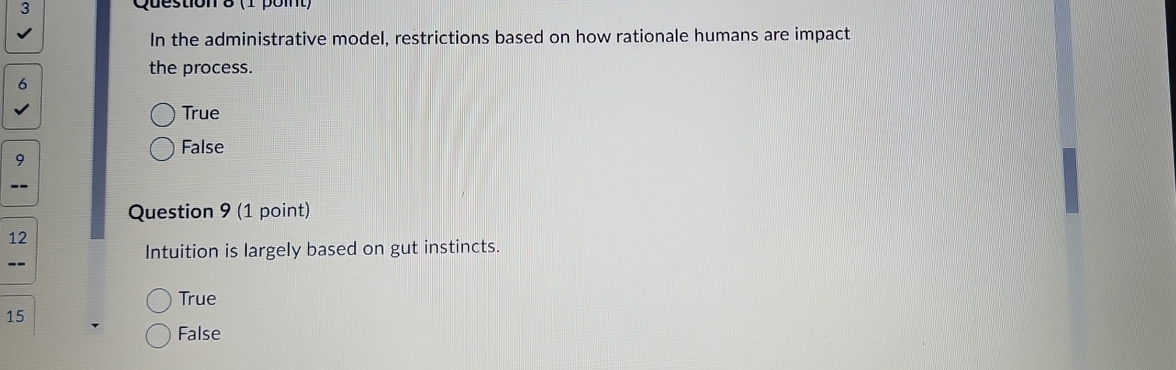 Solved In the administrative model, restrictions based on | Chegg.com