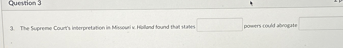 Solved Question 33. ﻿The Supreme Court's interpretation in | Chegg.com