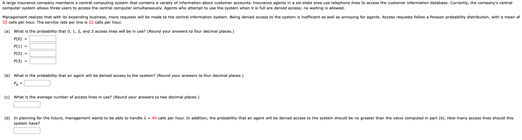Solved computer system allows three users to access the | Chegg.com