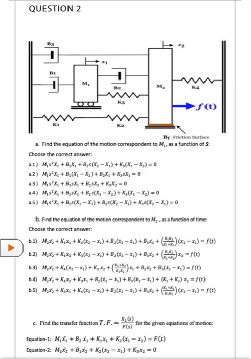 Solved Question 2 By Friction Surface A Find The Equati Chegg Com