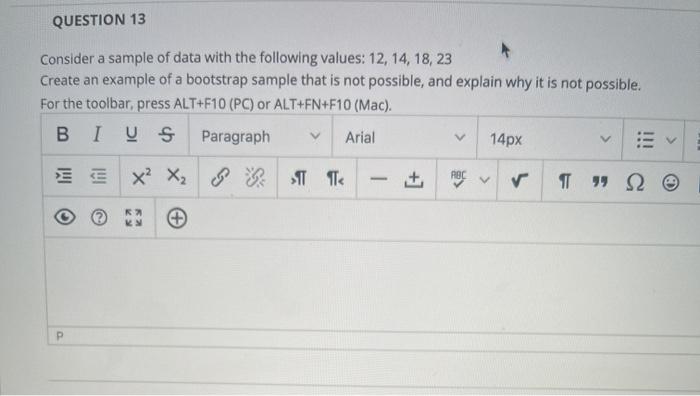 Solved QUESTION 12 Consider a sample of data with the | Chegg.com