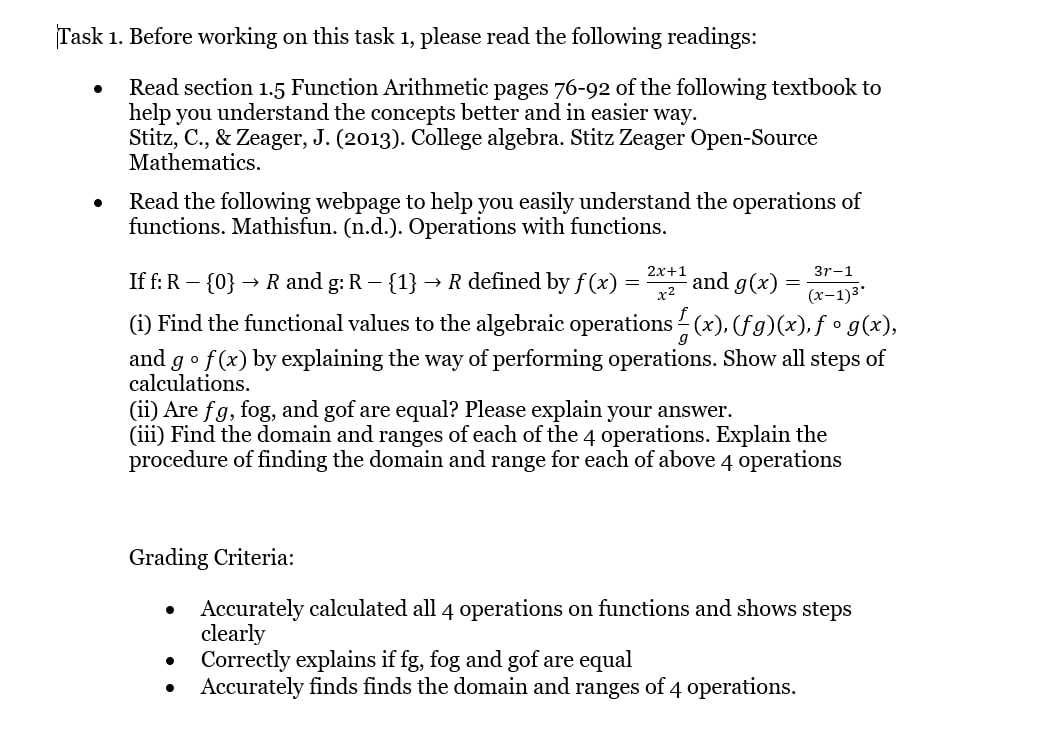 Solved Task 1. ﻿Before Working On This Task 1, ﻿please Read | Chegg.com