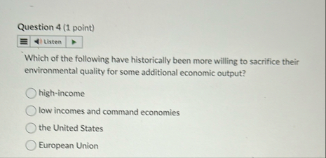Solved Question 4 (1 ﻿point)Which of the following have | Chegg.com