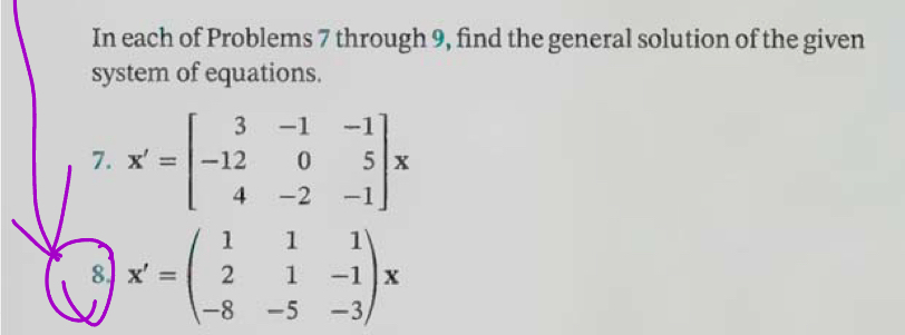 Solved In ﻿each of ﻿Problems 7 ﻿through 9, ﻿find the general | Chegg.com