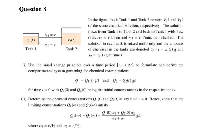 Solved Question 8 In the figure, both Tank 1 and Tank 2 | Chegg.com