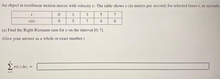 Solved The table shows the rate of change of volume V with | Chegg.com