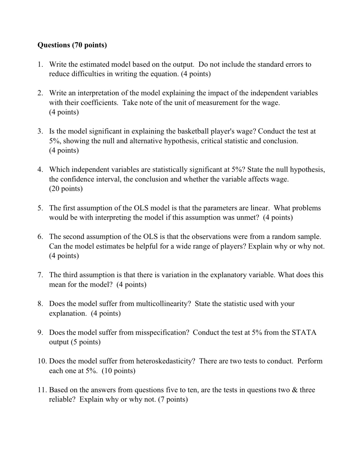 Long Case Study 1 ﻿Determinants of a basketball