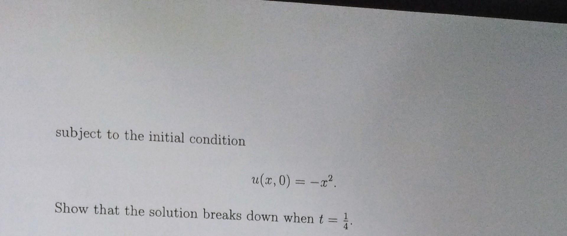 Difficult Partial Differential Problem Solved Solve the partial differential equation | Chegg.com