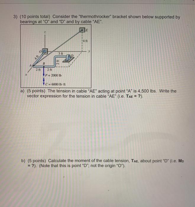 Solved 3 10 Points Total Consider The Thermothrocker Chegg Com