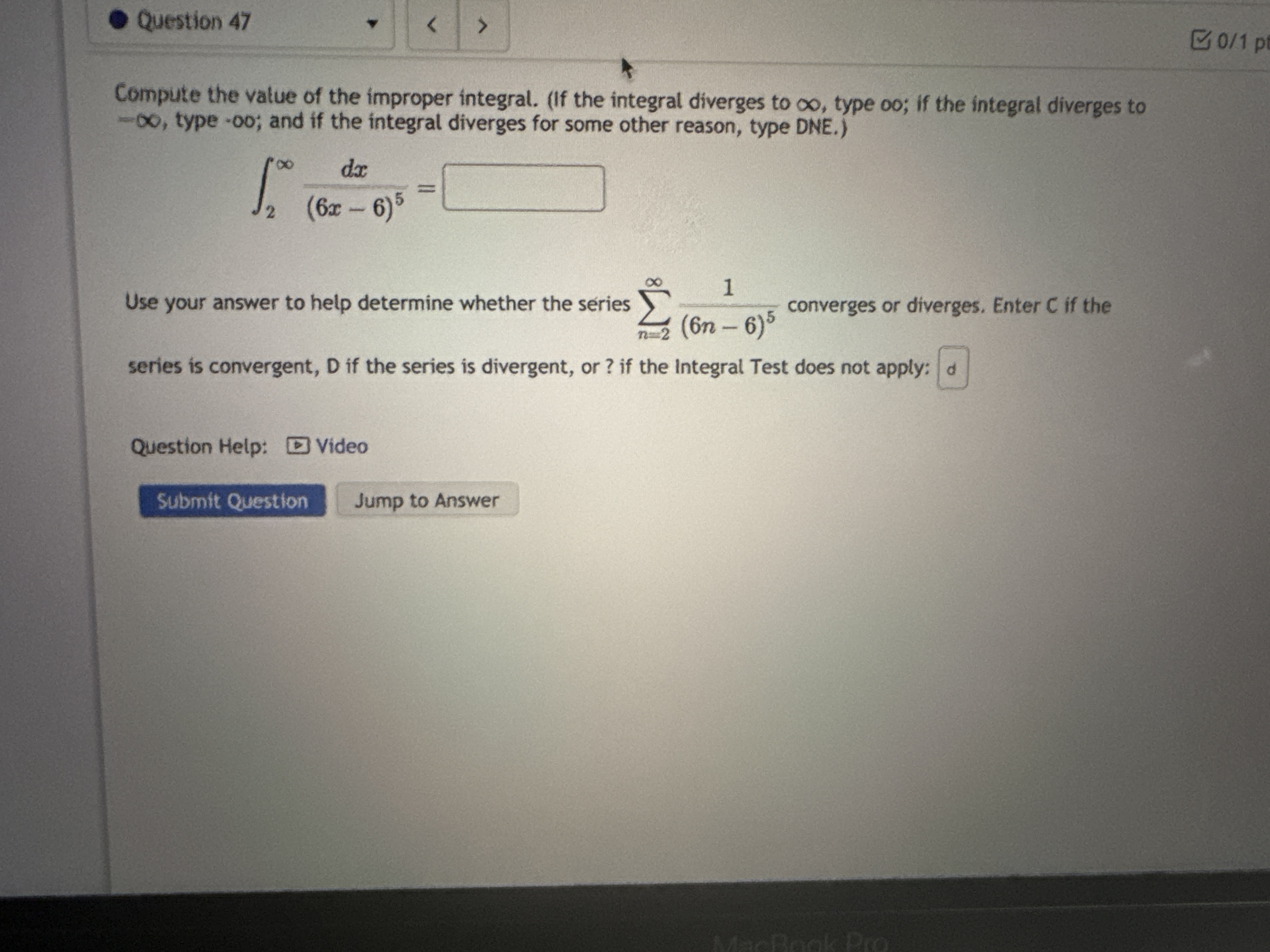 Solved ∞, type oo; if the integral diverges to-∞, type | Chegg.com