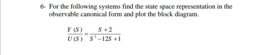 Solved 4- For the following system find the state space | Chegg.com