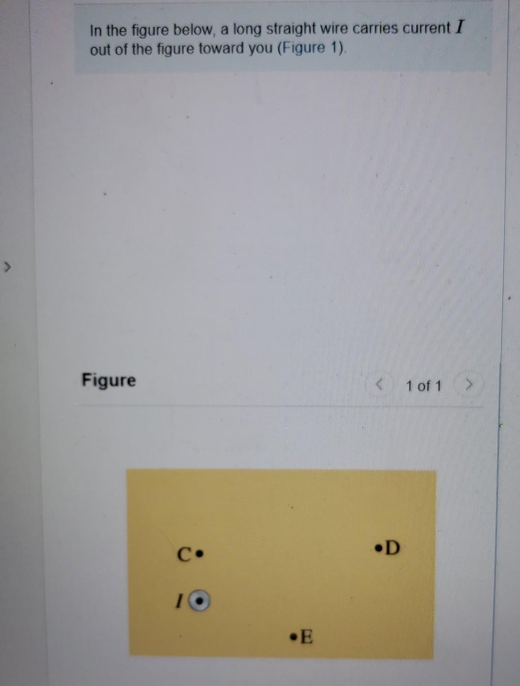 Solved In the figure below, a long straight wire carries | Chegg.com