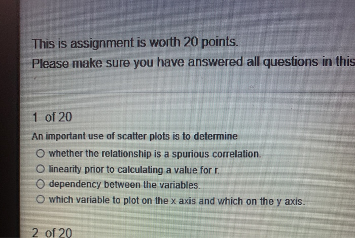 Solved This is assignment is worth 20 points. Please make | Chegg.com