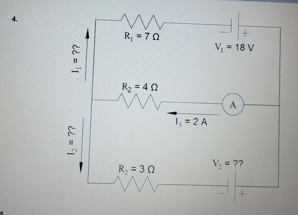 Solved Find all the currents and voltages across each | Chegg.com