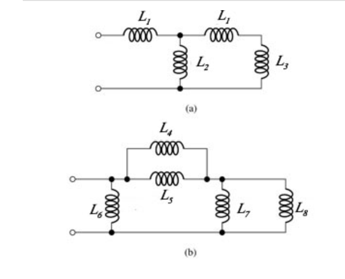 Solved Consider the combinations of inductances shown in the | Chegg.com