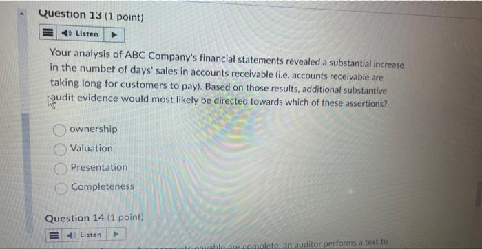 Solved Your Analysis Of ABC Company's Financial Statements | Chegg.com