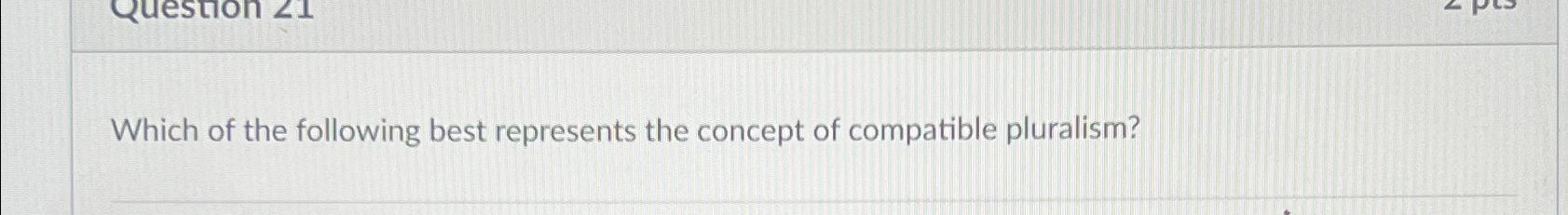 Solved Which of the following best represents the concept of | Chegg.com