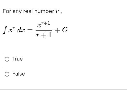 Solved The arbitrary constant of integration 