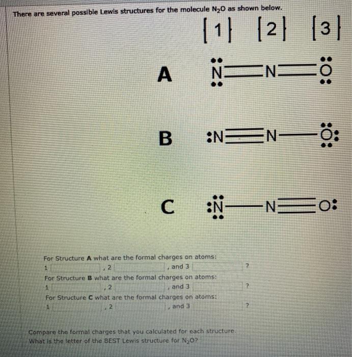 Solved There are several possible Lewis structures for the | Chegg.com