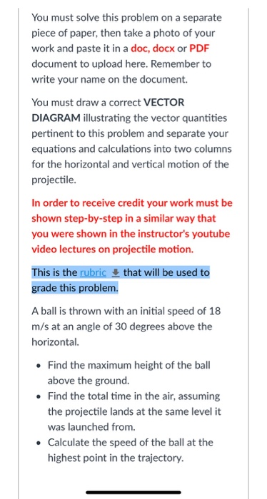 Solved You must solve this problem on a separate piece of | Chegg.com