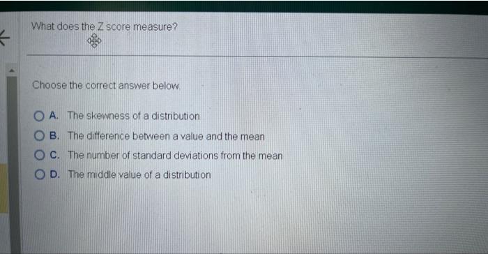 solved-what-does-the-z-score-measure-choose-the-correct-chegg