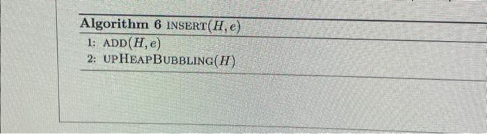 Solved Tosk: Complete the pseudocode for the | Chegg.com