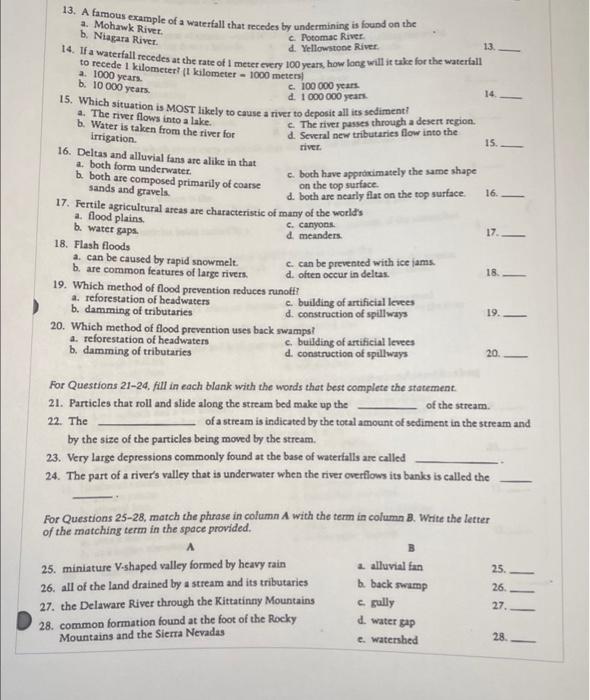 Solved Select The Best Answer To Complete Each Statement. | Chegg.com