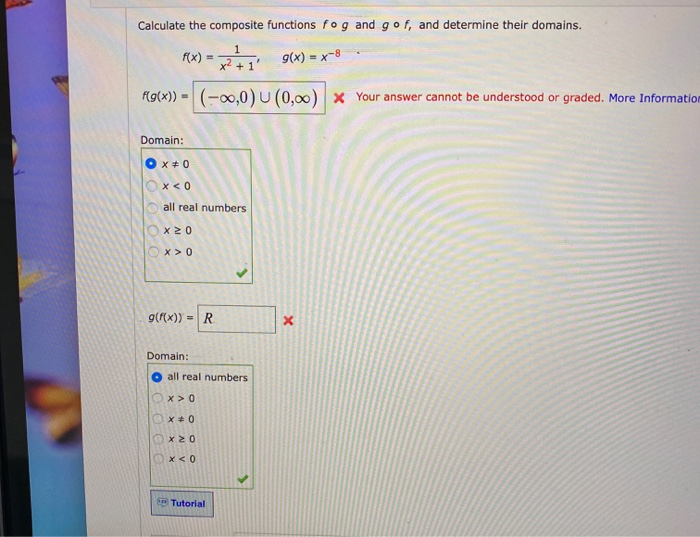 Solved Calculate the composite functions fog and gof, and | Chegg.com
