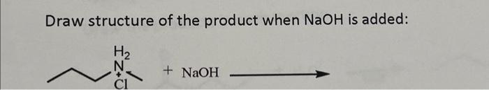 Solved Draw Structure Of The Product In Each Acid Base 7731