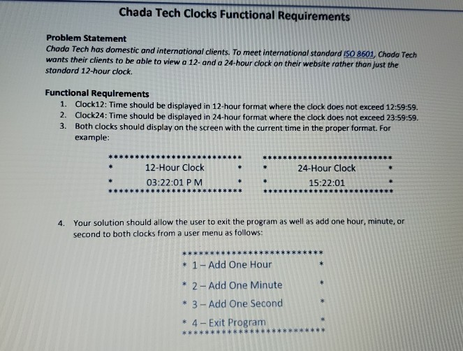 Solved In This Project, You Will Demonstrate Your Mastery Of | Chegg.com