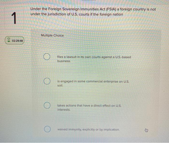 solved-under-the-foreign-sovereign-immunities-act-fsia-a-chegg