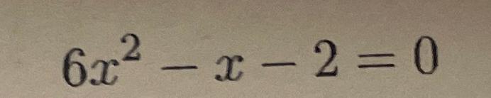 Solved 6x2x2=0