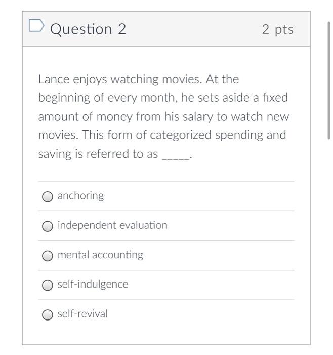 Solved D Question 1 2 pts Which of the following statements | Chegg.com