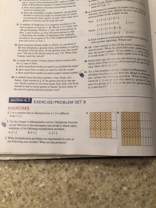 Solved DO samples of student work in identify the error and | Chegg.com