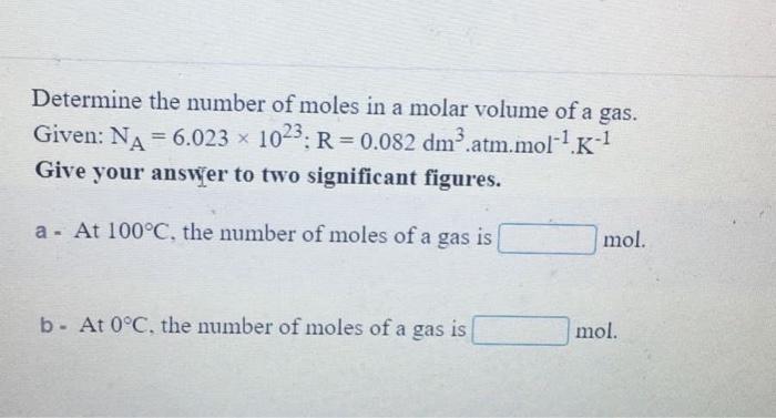 how to find number of moles given molarity and volume