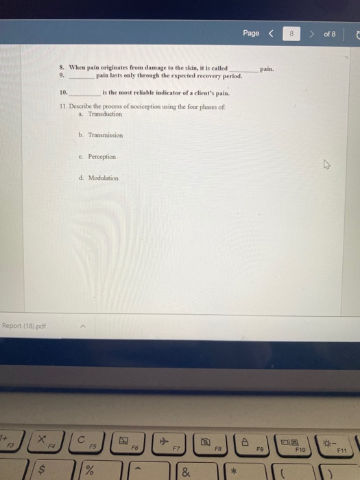 Page > of Read the following scenario and answer the | Chegg.com