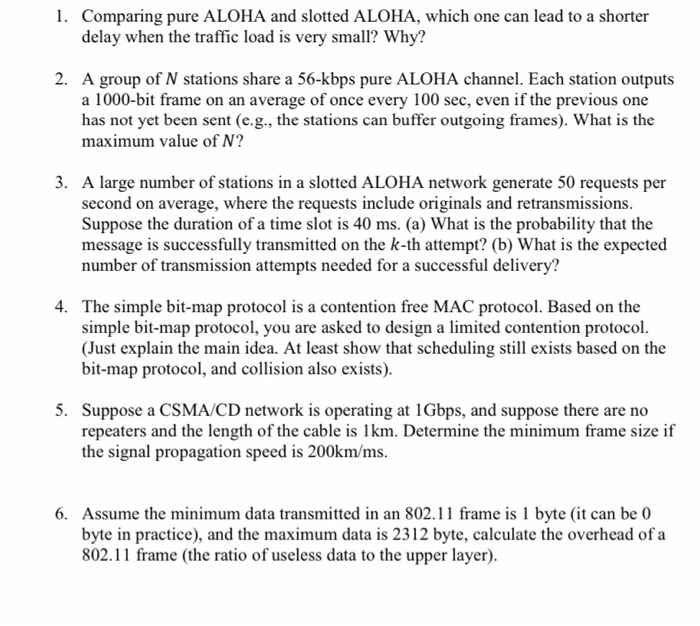 solved-1-comparing-pure-aloha-and-slotted-aloha-which-o