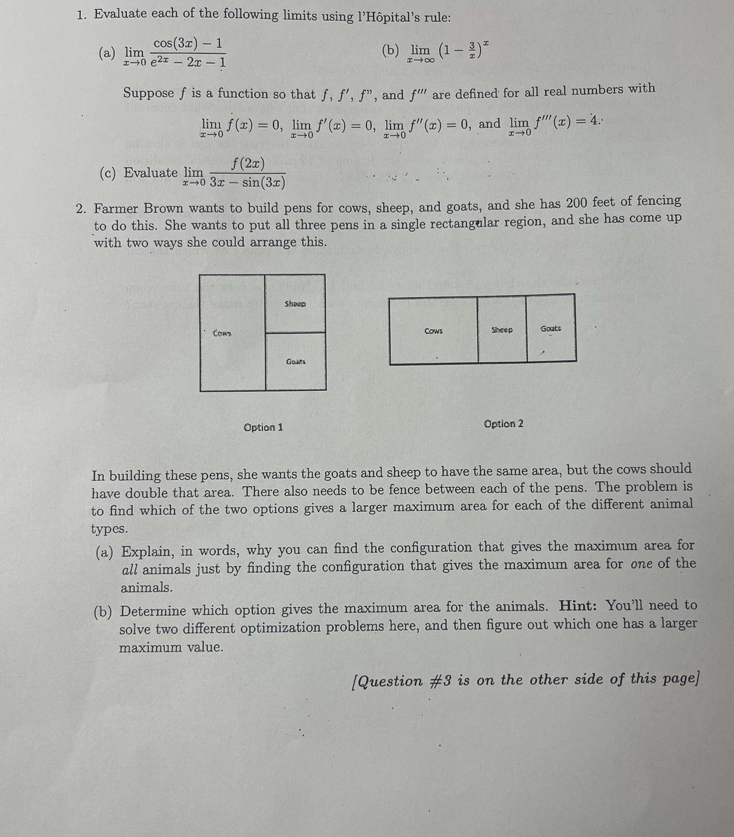 Solved Evaluate each of the following limits using | Chegg.com