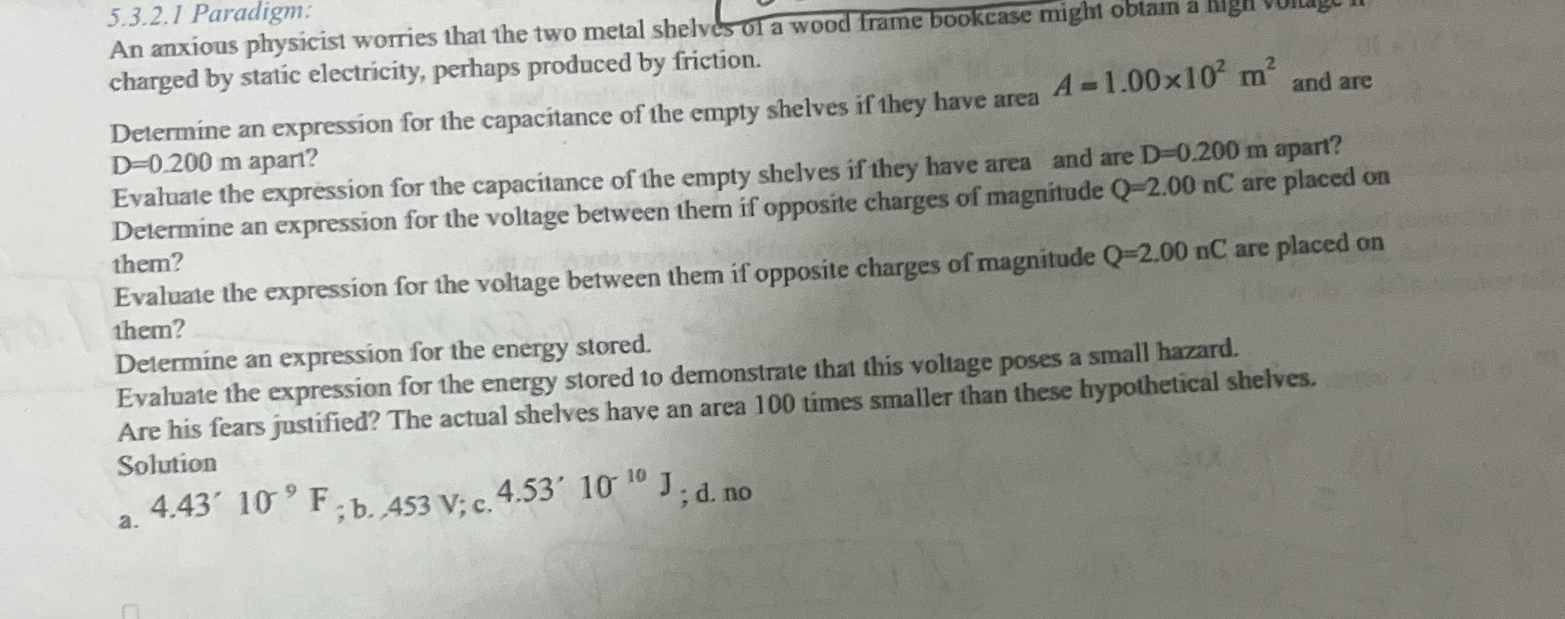 Solved 5.3.2.1 ﻿ParadigmAn anxious physicist worries that