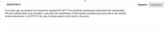 Solved QUESTION 3 10 points Save Answer For the | Chegg.com