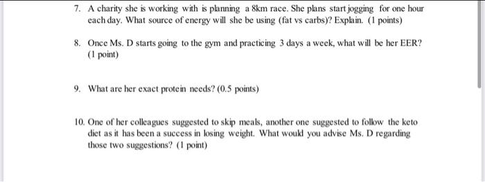Solved Ms. Diana is a 43 years old married woman with 2 kids | Chegg.com