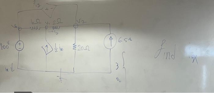 Solved find ixsolve using KCL | Chegg.com