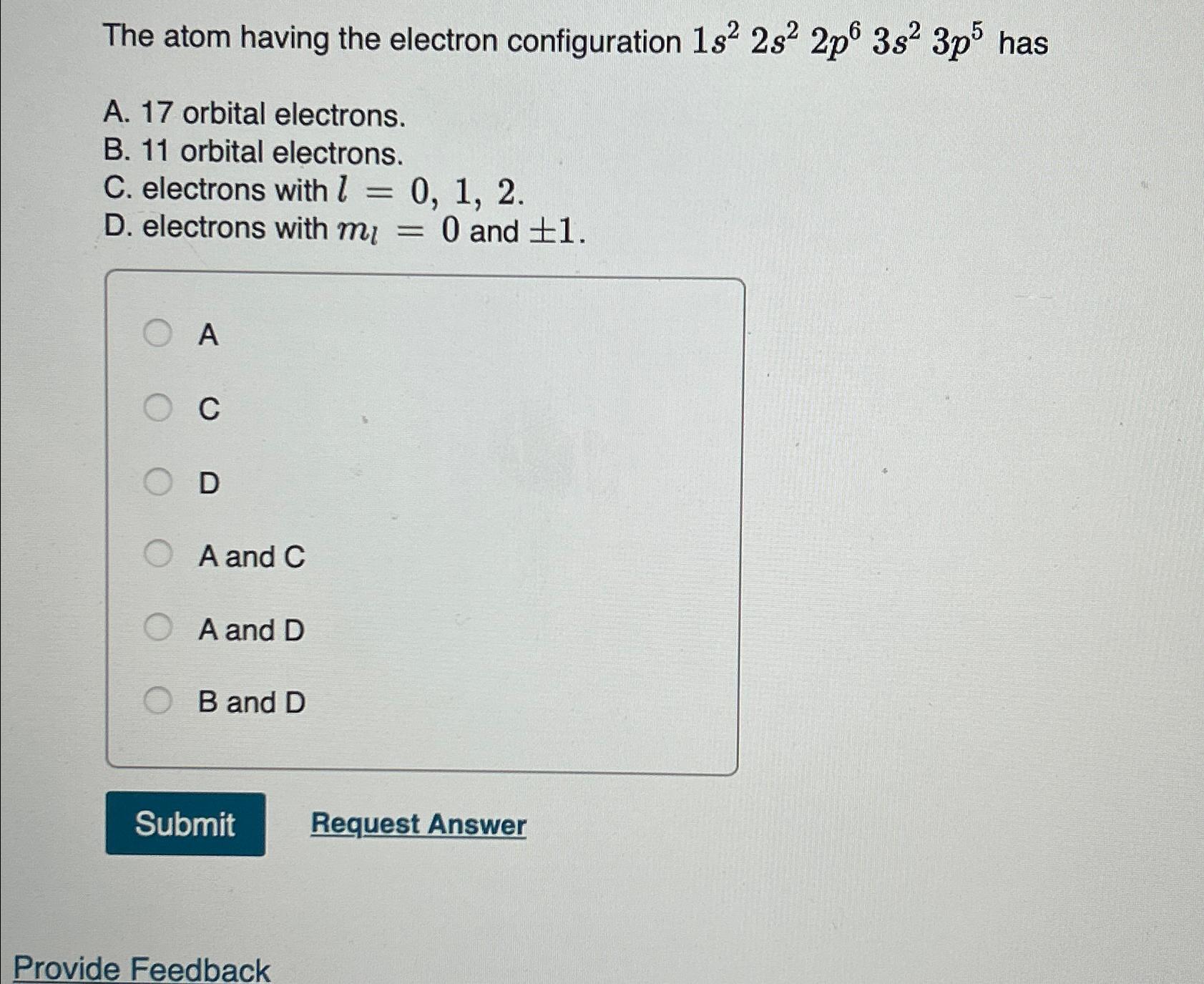 atom with electron configuration 2 6 8