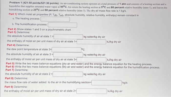Solved Problem 1 (421:50 points/521:30 points): An | Chegg.com