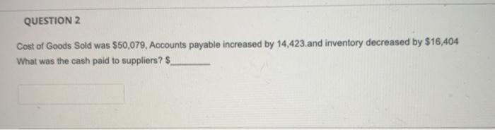 Solved QUESTION 7 Under the indirect method, an increase in | Chegg.com