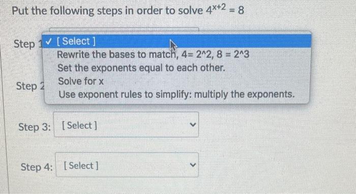 2 4x 3 )- 8 4 2x step by step