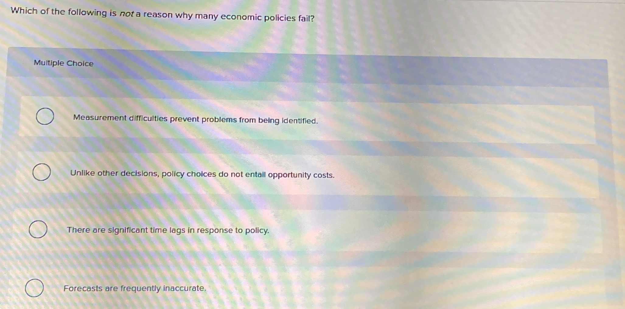 Solved Which of the following is not a reason why many | Chegg.com