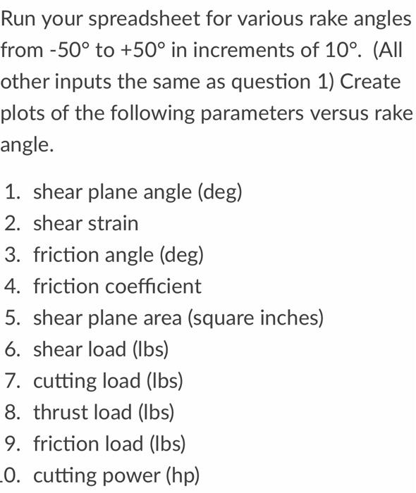Solved The shear strength of a certain work material is | Chegg.com
