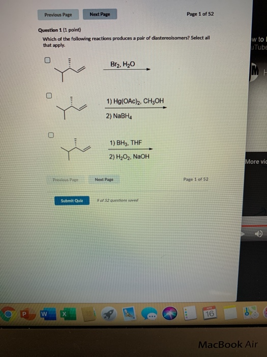 Solved Question 4 (1 point) Select the reaction components | Chegg.com