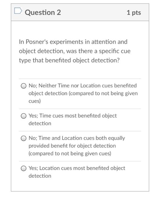 Solved Question 1 1 pts Which of the following environmental | Chegg.com